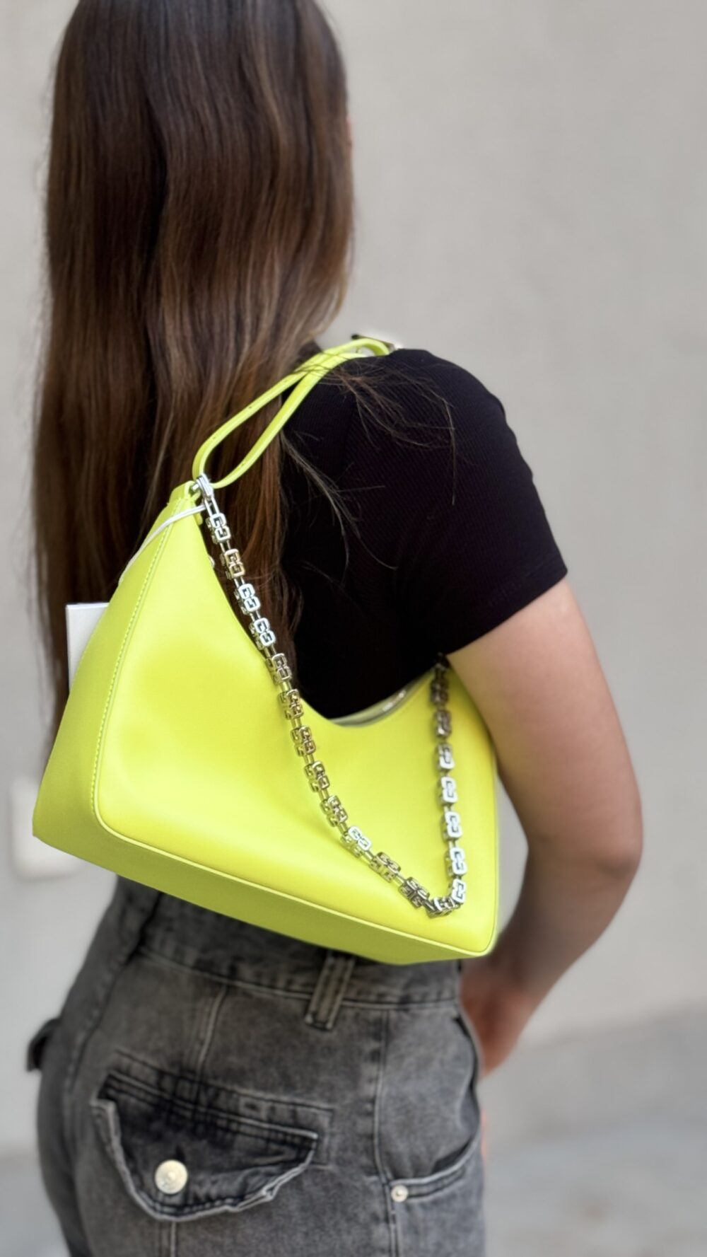 Bolsa de ombro Moon Cut Out pequena - Image 2