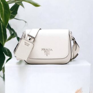 Prada Logo-Plaque Crossbody Bag