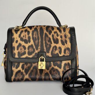 D&G Leopard Print Shoulder Bag