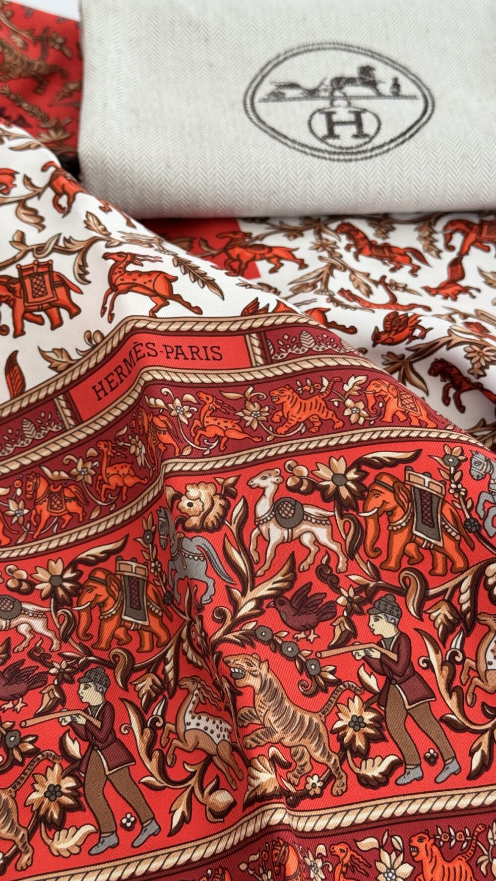 Carre em seda Hermes 0,90cm