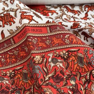 Carre em seda Hermes 0,90cm