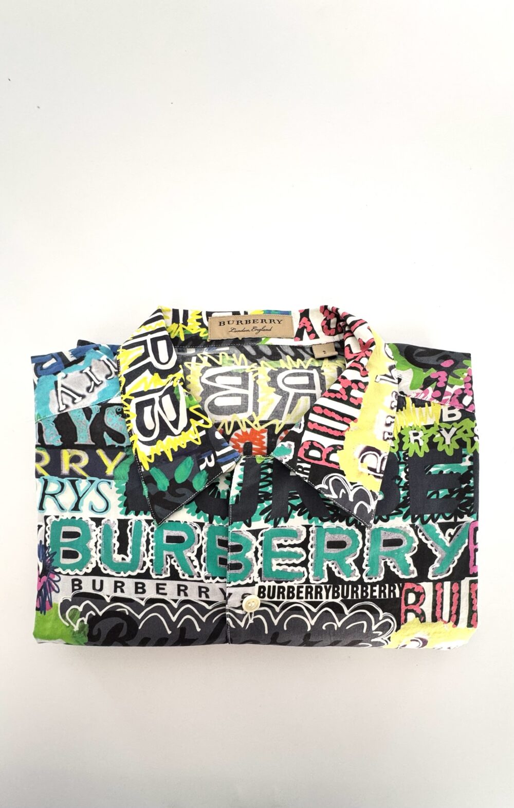 Burberry Graffiti Print Button Down - Image 3
