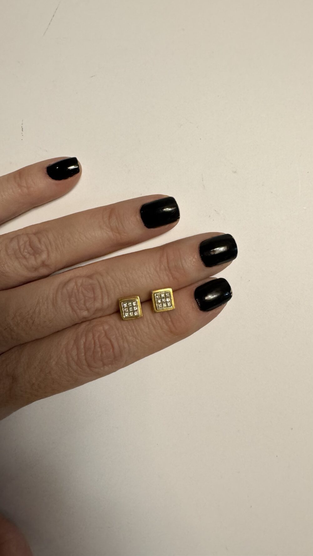 Brinco ouro amarelo diamantes - Image 2
