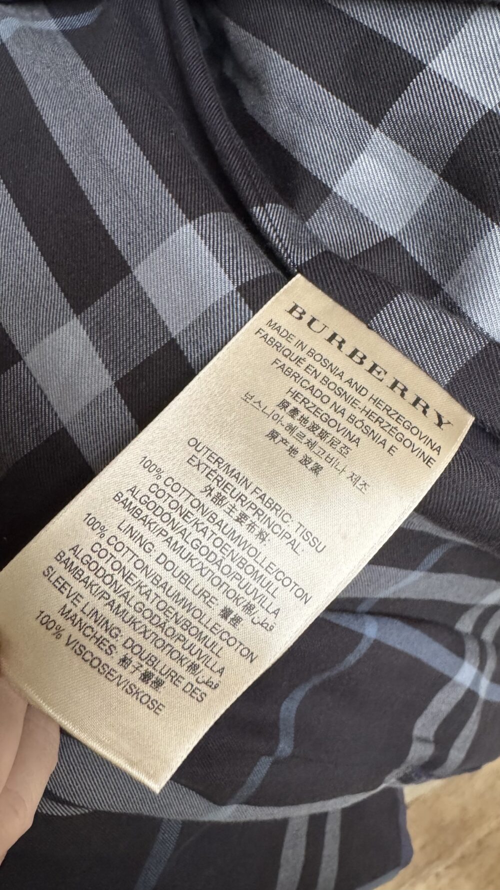 Trench marinho  Burberry - Image 6