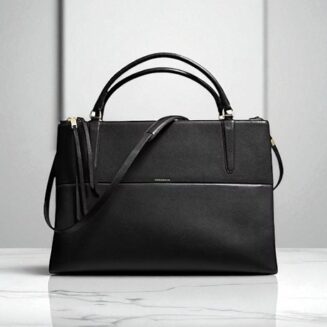 THE LARGE PEBBLED LEATHER BOROUGH BAG