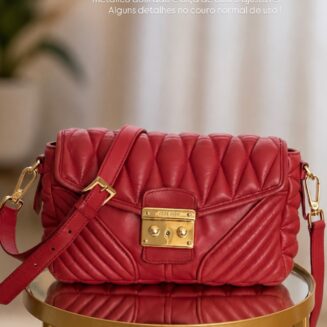 Miu Miu Biker Pattina Shoulder Bag