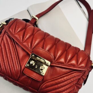 Miu Miu couro Crossbody