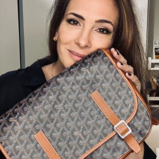 Goyard GOYARDINE BELVEDERE MM