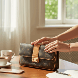 Clutch Louis Vuitton Sofia Coppola Slim Monograma
