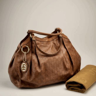 Gucci Sukey large couro