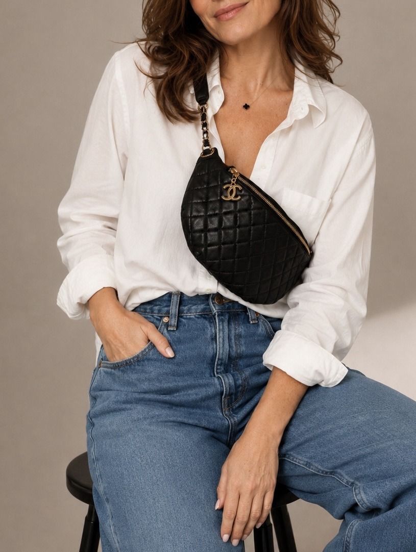 Pochete Chanel Banane Waist Bag - Imagem 3