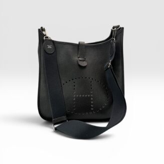 Hermes Evelyne 29 Em couro Preto