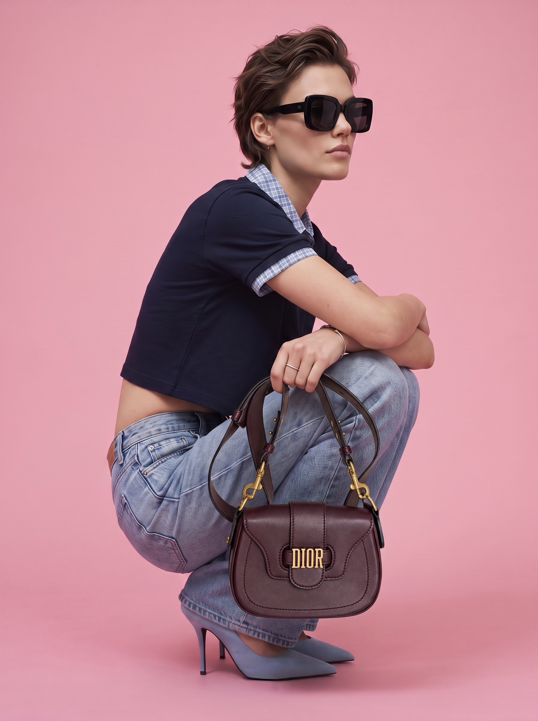 Dior D-Fence Saddle Bag - Imagem 4